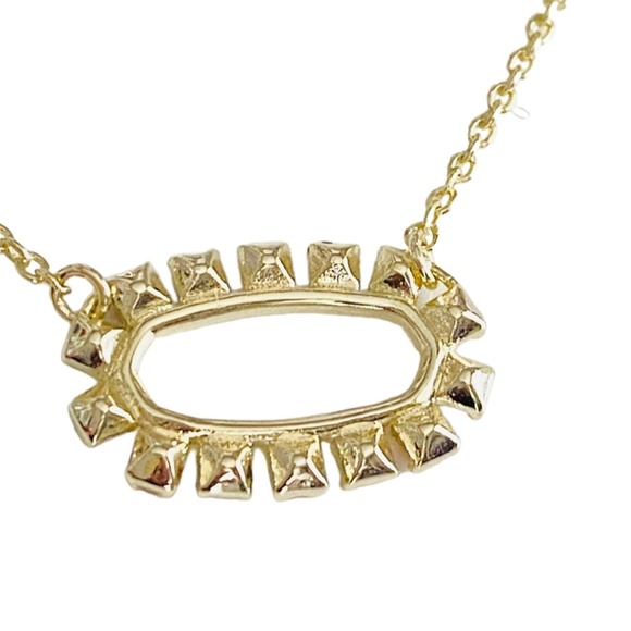 NEW Kendra Scott Open Frame Multicolor Pendant Necklace - Picture 4 of 6